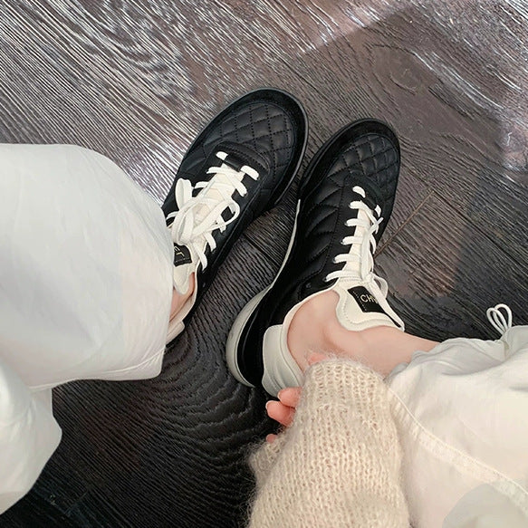 Damen Sportliche Sneaker mit gepolsterter Sohle und strukturiertem Obermaterial