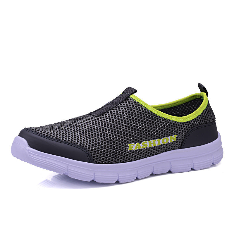 Damen Atmungsaktive Slip-On Sport Sneakers mit rutschfester Sohle R&B