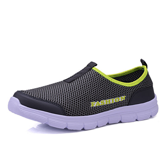 Damen Atmungsaktive Slip-On Sport Sneakers mit rutschfester Sohle R&B