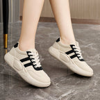 Damen sportliche Sneakers mit gepolsterter Laufsohle und atmungsaktivem Obermaterial R&B