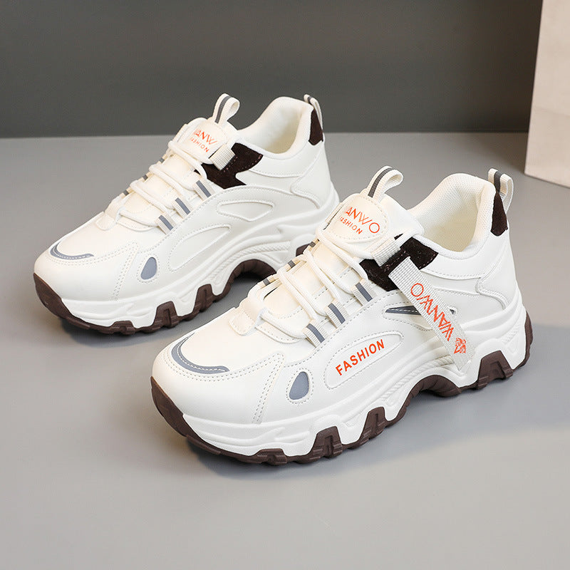 Damen modische Sneakers mit atmungsaktiver Struktur und dämpfender Laufsohle R&B