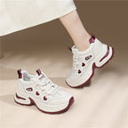 Damen Sportliche Chunky Sneakers mit Herz-Details und dämpfender Sohle R&B