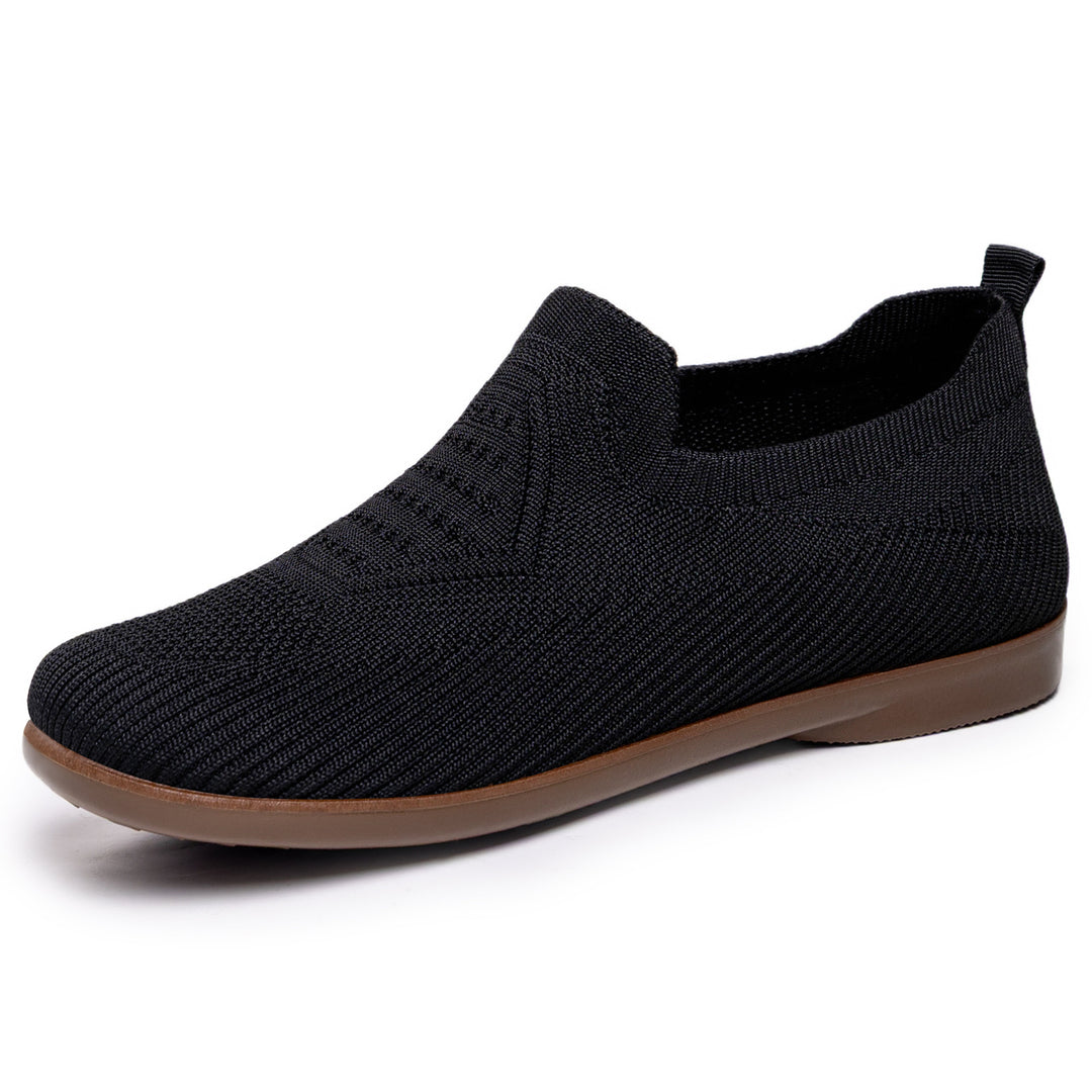 Damen Bequeme Stretch-Sneaker mit rutschfester Sohle R&B