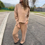 Damen Lässiger Sweatanzug im Vintage-Look