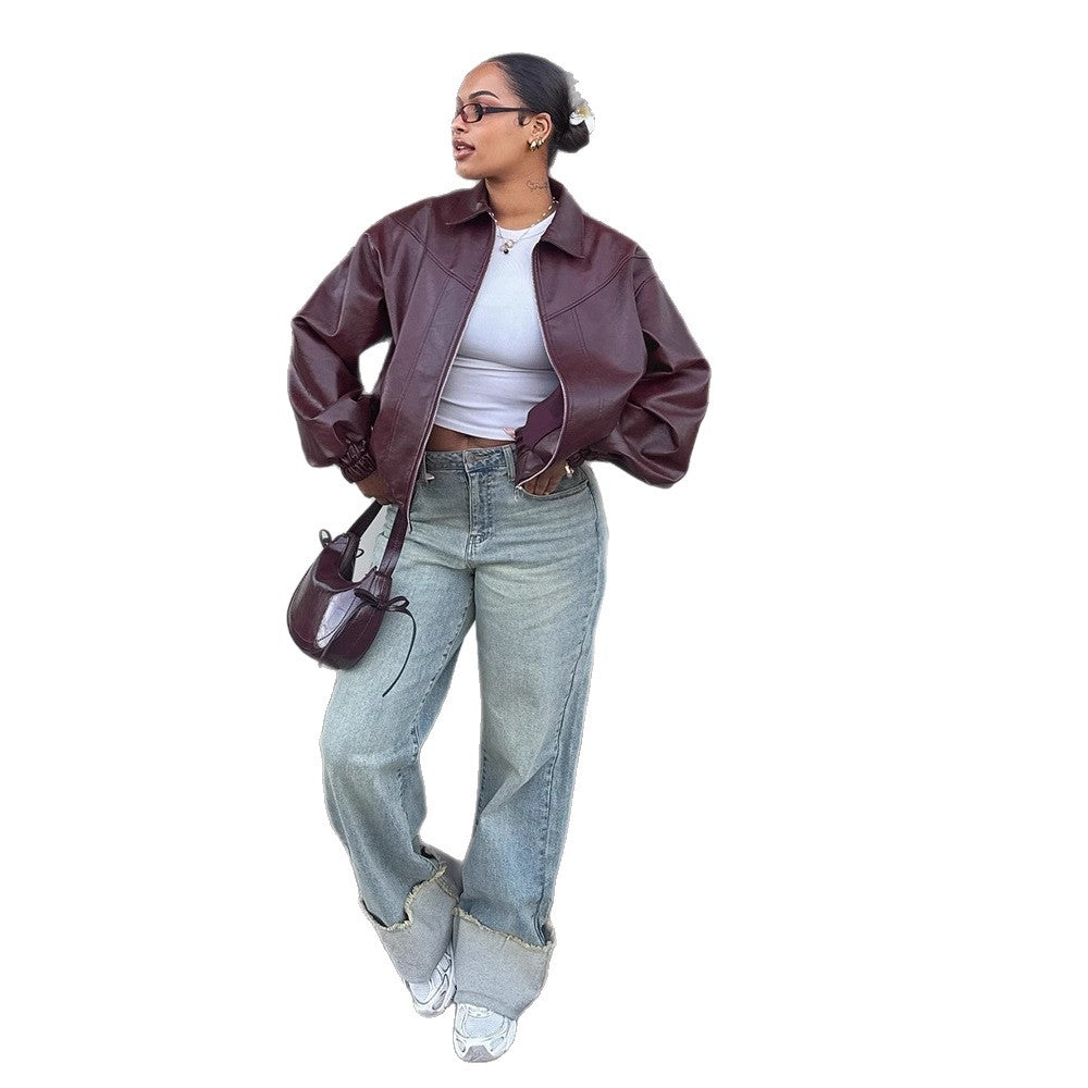 Damen oversized jacke R&B