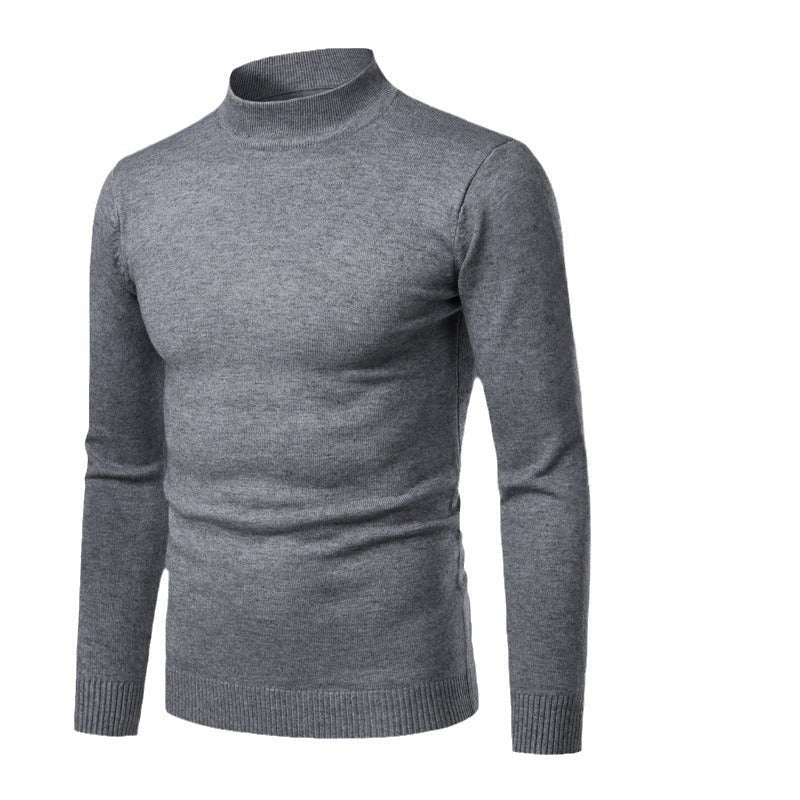 Herren warme Rollkragenpullover aus feinem Strickmaterial R&B