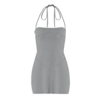 Damen Bandeau Sommerkleid mit verstellbaren Trägern R&B