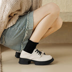 Damen modische Schnürschuhe mit urbanem Stil und komfortabler Profilsohle