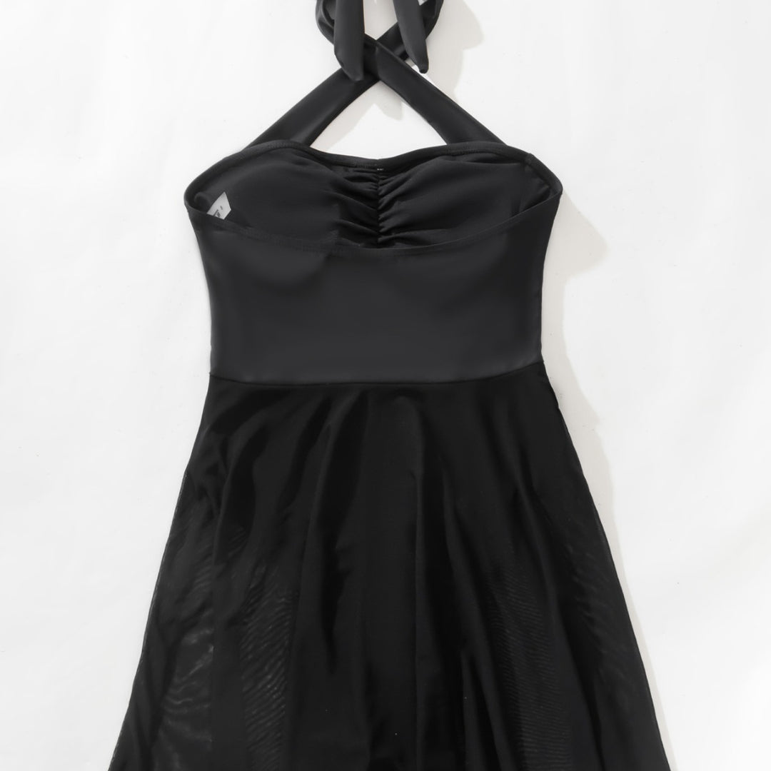 Damen Hochwertiger Badeanzug mit Chiffonrock R&B