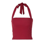 Damen Crop-Top mit Halteroberteil und eleganter Passform R&B