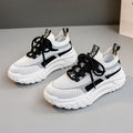 Damen sportliche Strick-Sneaker mit atmungsaktivem Obermaterial und rutschfester Sohle R&B