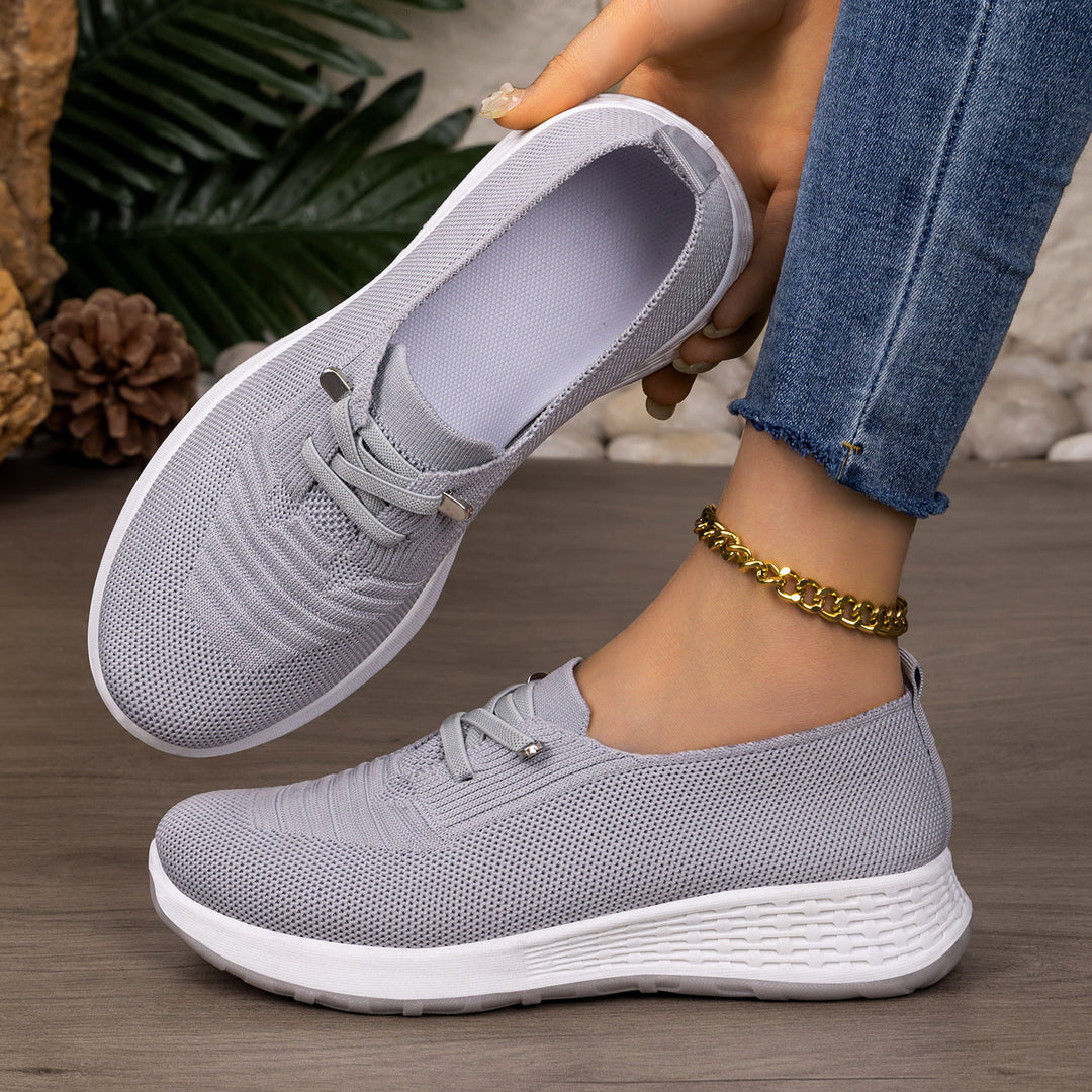 Damen Bequeme und leichte Sneakers mit atmungsaktivem Obermaterial R&B