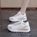 Damen Sportliche Sneakers mit stabiler Sohle und atmungsaktiver Obermaterialstruktur R&B