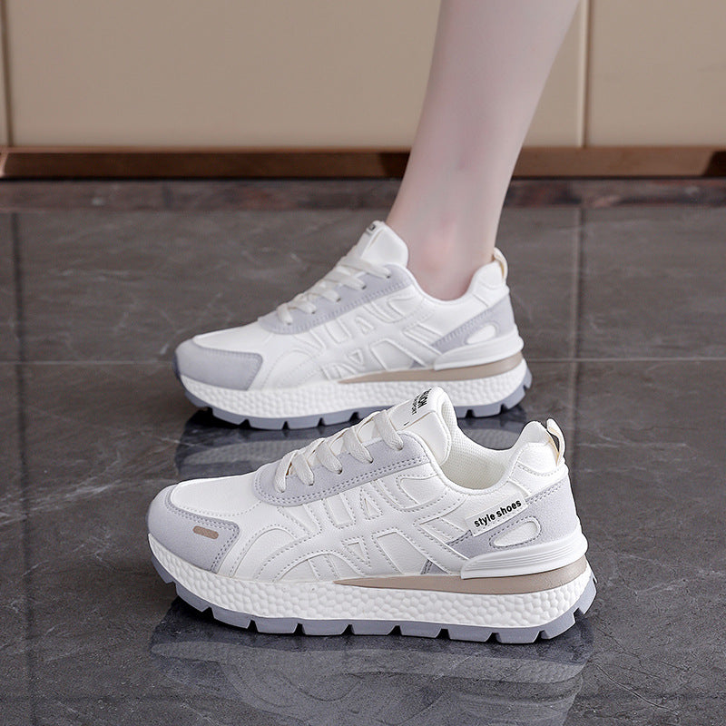 Damen Sportliche Sneakers mit stabiler Sohle und atmungsaktiver Obermaterialstruktur R&B