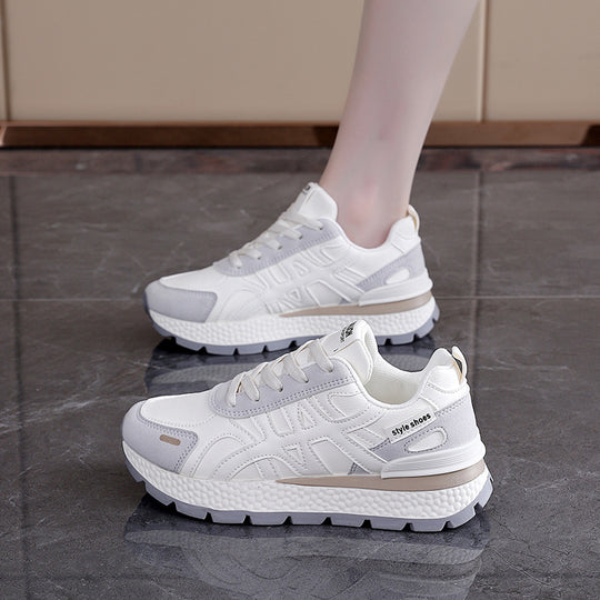 Damen Sportliche Sneakers mit stabiler Sohle und atmungsaktiver Obermaterialstruktur R&B