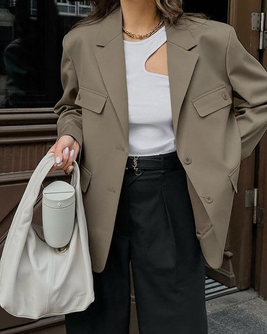 R&B | Loose Fit Vier Taschen Design Blazer