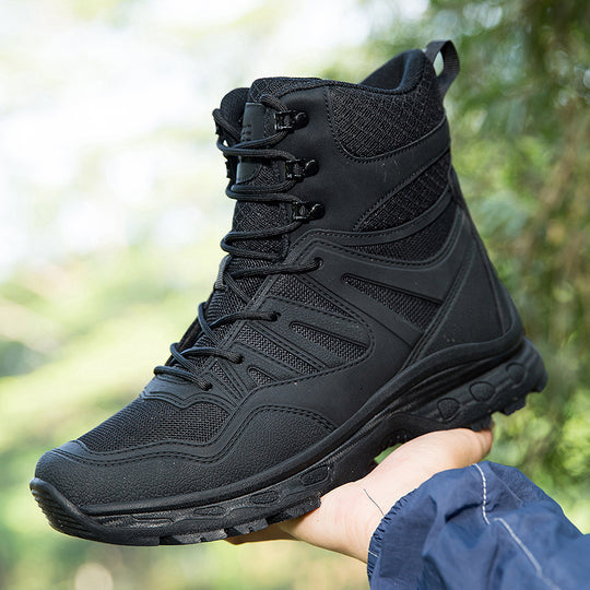Herren Outdoor-Tactical Boots mit robuster Konstruktion und hohem Knöchelstütz R&B