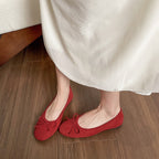 Damen Ballerinas mit süßem Schleifendetail