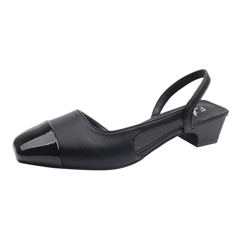 Damen Sling-Pumps mit glänzender Oberfläche und eleganter Fußbettgestaltung R&B