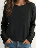 Damen Bequemes Langarmshirt mit seitlichen Taschen und ultra-weichem Stoff R&B