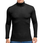 Herren feiner Rollkragenpullover aus strukturiertem Strick R&B