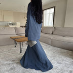 Damen lässiger Kimono Anzug R&B