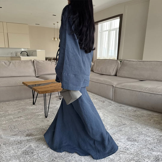 Damen lässiger Kimono Anzug R&B
