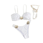 Damen Bikini-Set mit raffinierten Muscheldetails R&B