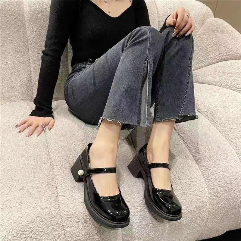 Damen elegante und stilvolle Plateau-Pumps R&B