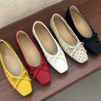 Damen Ballerinas mit zierlichem Schleifendesign und gepolsterter Innensohle R&B