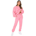 Damen Sportlicher Fleece Sweatanzug R&B