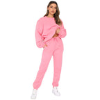 Damen Sportlicher Fleece Sweatanzug R&B