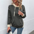 Damen Hoodie mit Kapuze und praktischen Taschen R&B