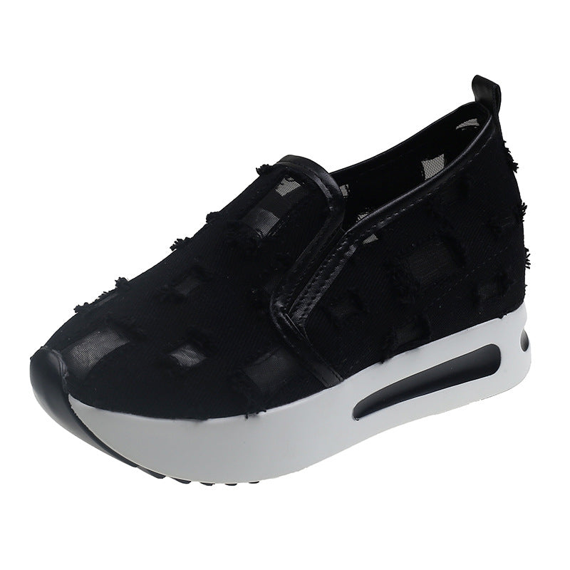 Damen Wedge-Sneaker mit modischem Cut-Out-Design und komfortabler Innensohle R&B