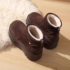 Damen Komfortable Winterstiefel mit kuscheligem Innenfutter und rutschfester Sohle R&B