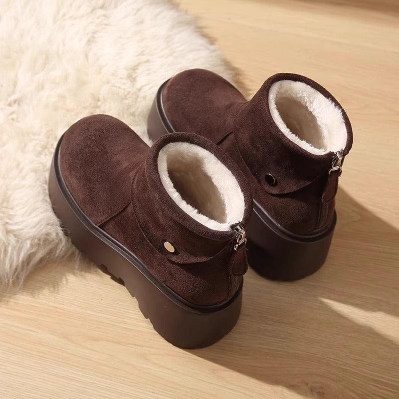 Damen Komfortable Winterstiefel mit kuscheligem Innenfutter und rutschfester Sohle R&B