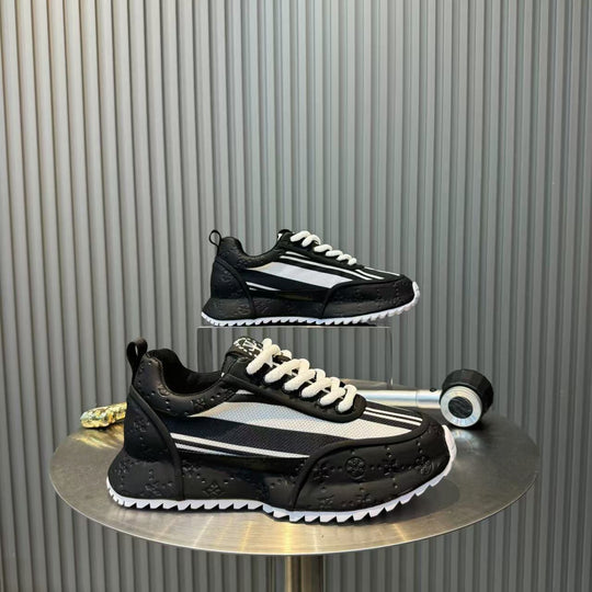 Damen Sportliche Sneakers mit atmungsaktivem Mesh und stoßdämpfender Sohle R&B