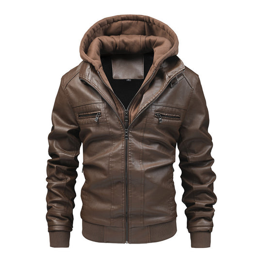 Herren jacke mit abnehmbarem Kapuzen-Innenfutter R&B