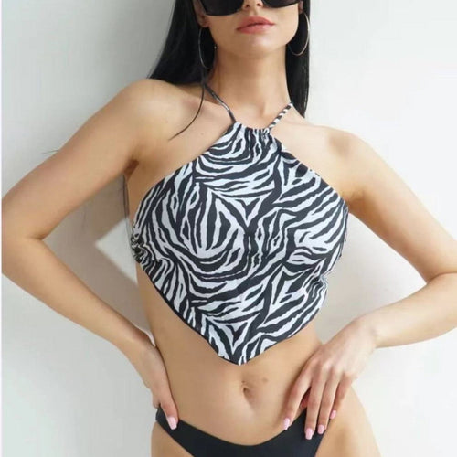 Damen Bustier-Bikinioberteil mit asymmetrischem Schnitt R&B