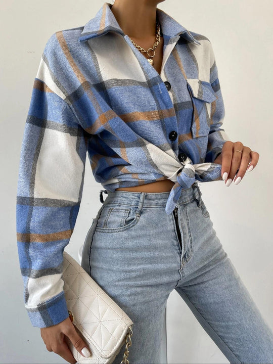 Damen Karierte Holzfällerjacke R&B
