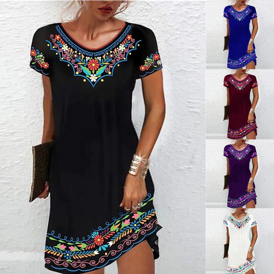 Damen Verspieltes Sommerkleid mit Blumenmuster R&B