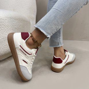Damen modische Sneakers mit atmungsaktiver Struktur und rutschfester Sohle R&B