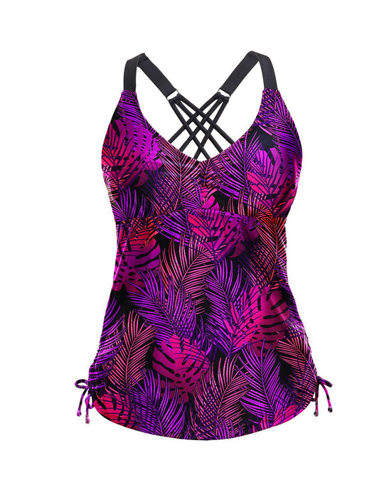 Damen Sportliches Tankini-Oberteil R&B