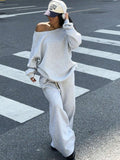 Damen Lässiger Oversized-Sweat-Anzug mit weitem Schnitt und atmungsaktivem Material R&B