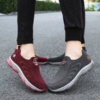 Damen Bequeme Slip-On Laufschuhe mit Elastischem Einstieg R&B