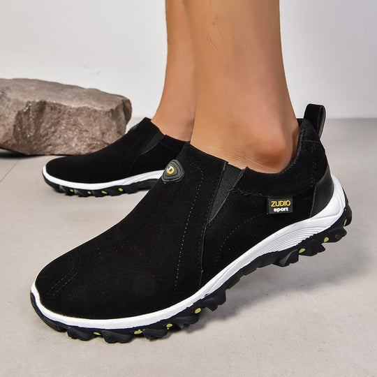 Damen Atmungsaktive Outdoor-Sneaker mit elastischem Einschlupf und rutschfester Sohle R&B