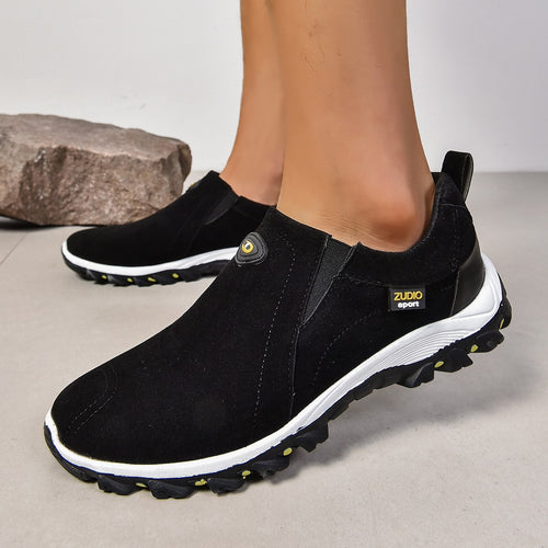 Damen Atmungsaktive Outdoor-Sneaker mit elastischem Einschlupf und rutschfester Sohle R&B