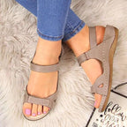Damen Komfortable Sandalen mit verstellbarem Riemendesign und anatomischem Fußbett R&B