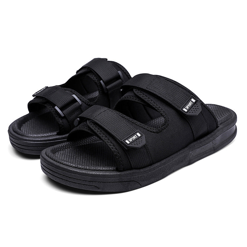 Damen Sportliche Badesandalen mit ergonomischem Klettverschluss und rutschfester Sohle R&B