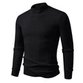 Herren modischer Rollkragenpullover mit strukturierter Oberfläche R&B